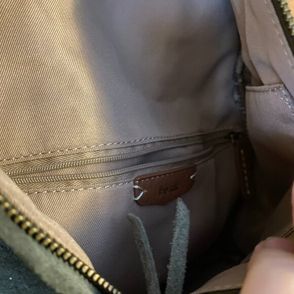 The Sak Geo Sling Backpack Green Moss Crossbody Bag - Picture 6 of 10